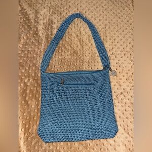 The Sak Blue Textured Shoulder Bag